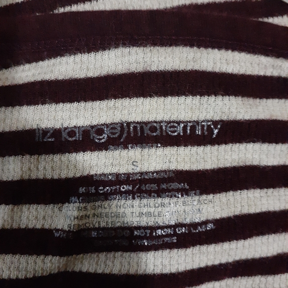 Liz lange maternity shirt long sleeve size small - Picture 4 of 4